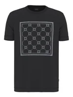 Koszulki męskie - JOOP! T-Shirt 17 JJ-21Bajo 30047429 Czarny Modern Fit - miniaturka - grafika 1