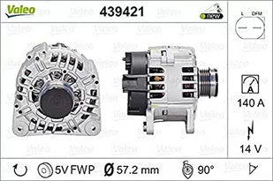 VALEO Alternator 439421 - Akcesoria do układu elektrycznego - miniaturka - grafika 1