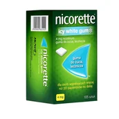 Rzucanie palenia - McNeil Nicorette Icy White Gum 4mg 105 szt. - miniaturka - grafika 1