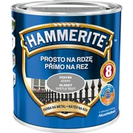 Farby olejne i specjalne - Hammerite Farba Prosto Na Rdzę Szary Połysk 2,5 l - miniaturka - grafika 1