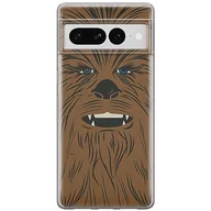 Etui i futerały do telefonów - Etui Chewbacca 005 Star Wars Nadruk pełny Brązowy Producent: Google, Model: PIXEL 7 PRO - miniaturka - grafika 1
