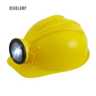 Dodatki do strojów karnawałowych - KASK BUDOWLAŃCA Z LAMPKĄ MINIONEK - miniaturka - grafika 1