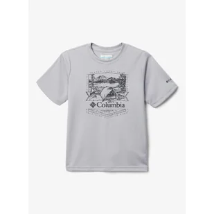 Koszulka szybkoschnąca chłopięca Columbia Fork Stream Short Sleeve Graphic Shirt - Odzież sportowa dziecięca - miniaturka - grafika 1