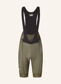 Spodnie rowerowe - Pas Normal Studios Spodenki Kolarskie Essential Bibs Z Szelkami I Wyściełaną Wkładką gruen - miniaturka - grafika 1