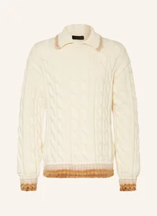 Lacoste Sweter weiss - LACOSTE - Swetry męskie - miniaturka - grafika 1