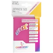 Akcesoria do gier planszowych - Gamegenic: Japanese Size Prime Sleeves (62x89 mm) 60 sztuk, Pink - miniaturka - grafika 1