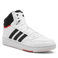 Sneakersy męskie - Sneakersy adidas HOOPS 3.0 MID GY5543 Biały - miniaturka - grafika 1