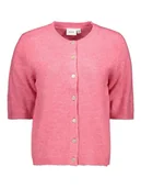 Swetry damskie - Vila Kardigan "Vidainty" w kolorze różowym - miniaturka - grafika 1