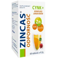 Suplementy naturalne - Zincas Odporność, 60 tabletek - miniaturka - grafika 1