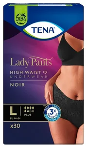 TENA Lady Pants Noir Plus Bielizna chłonna dla kobiet L 8 sztuk - Pieluchy dla dorosłych - miniaturka - grafika 1