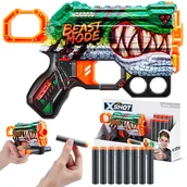 Zabawki militarne - Pistolet Zuru X-shot skins Beast Out - miniaturka - grafika 1