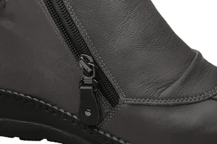 Botki AXEL Comfort 1725 H Szare na 2-zamki na Haluksy Kosela Medic 9725 - Botki damskie - miniaturka - grafika 6