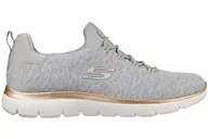 Buty sportowe damskie - Skeakersy Skechers Summits Dazzling Me - 149528-GRY - 38 - miniaturka - grafika 1