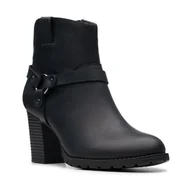 Botki damskie - Verona Rock [black leather] - rozmiar 37.5 - miniaturka - grafika 1