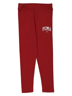 Puma Legginsy "Squad" w kolorze czerwonym - Legginsy - miniaturka - grafika 1