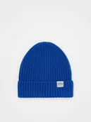 Czapki dla dzieci - Reserved - Wełniana czapka z naszywką - jasnoniebieski - miniaturka - grafika 1