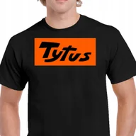 Koszulki męskie - P084 KOSZULKA TYTUS KOMIKS ZOO PREZENT BAWEŁNA JAKOŚĆ L CZARNA - miniaturka - grafika 1