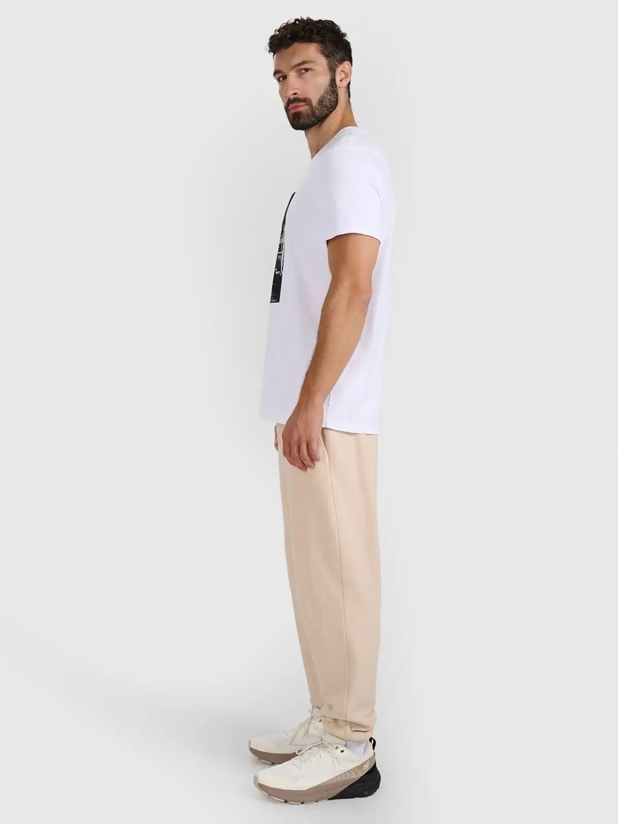 SPODNIE MĘSKIE DRESOWE 4F JOGGERY BAWEŁNIANE TTROM1272 AW25 XXL