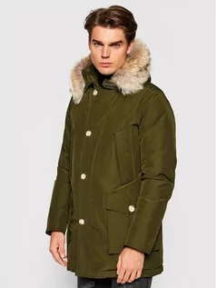 Kurtki męskie - Woolrich Parka Arctic CFWOOU0482MRUT0001 Zielony Regular Fit - grafika 1