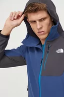 Kurtki i kamizelki sportowe męskie - The North Face kurtka sportowa kolor niebieski - miniaturka - grafika 1