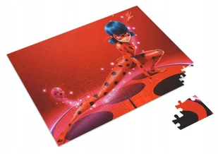 PUZZLE MIRACULUM BIEDRONKA I CZARNY KOT 120 EL. #2 - Puzzle - miniaturka - grafika 1