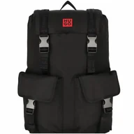 Torby na laptopy - Hugo Skyler Backpack 43 cm komora na laptopa black - miniaturka - grafika 1