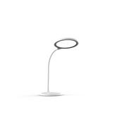 Lampy stojące - Krislamp Lampa biurkowa LA-R338 lampa stołowa lampka 1x8W LED biała - miniaturka - grafika 1