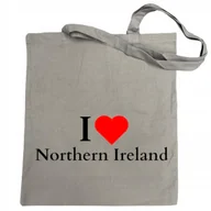 Torby i wózki na zakupy - Torba ECO I Love Northern Ireland Kocham Irlandię Pólnocną - miniaturka - grafika 1