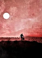 Plakaty - Plakat, Wiedźmin Vintage Poster, 40x50 cm - miniaturka - grafika 1