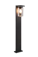 Lampy ogrodowe - Ardila H100 LED lampa zewnętrzna stojąca z czujnikiem zmierzchu czarna 411660132 - miniaturka - grafika 1