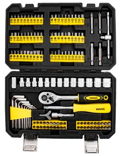 Zestaw kluczy nasadowych i bitów 1/4" 130 el TORX HEX PZ PH TRADE HOUSE - Zestawy narzędziowe - miniaturka - grafika 6