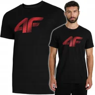 Koszulki męskie - Koszulka Męska 4f T-shirt Bawełniany Podkoszulek Sportowy Co Dzień 2257 Xl - miniaturka - grafika 1