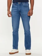 Spodnie męskie - Wrangler Jeansy Larston 112350841 Niebieski Slim Fit - miniaturka - grafika 1