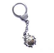 Breloki - Brelok srebrny- Biedronka oksydowana - miniaturka - grafika 1