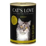 Mokra karma dla kotów - CAT'S LOVE mokra karma dla kota Adult Cielęcina z indykiem 6x400 g - miniaturka - grafika 1