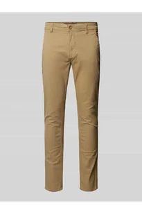 Spodnie o kroju slim fit z wpuszczanymi kieszeniami model NATAN - Blend - Spodnie męskie - miniaturka - grafika 1