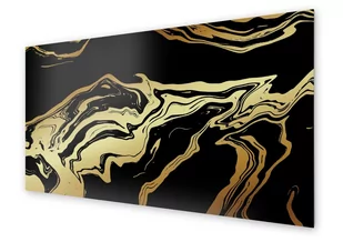 Panel kuchenny HOMEPRINT Magia czarnego marmuru 125x50 cm - Dekoracje domu - miniaturka - grafika 1
