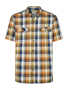 Camel Active Koszula - Regular fit - w kolorze pomarańczowo-niebieskim - Koszule męskie - miniaturka - grafika 1
