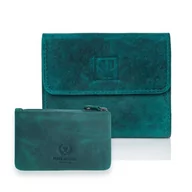 Portfele - Zestaw Dla Niej Zup-64-Gr: Portfel Skórzany T-11 I Etui Na Klucze T-51 - miniaturka - grafika 1