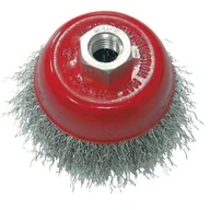 Akcesoria do elektronarzędzi - PROLINE SZCZOTKA DOCZOŁOWA Z TRZPIENIEM ŚR. 100 MM sb.68632510 - miniaturka - grafika 1