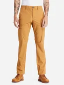 Spodnie męskie - Spodnie cargo męskie Timberland TB0A2CZH 35 Pomarańczowe (193394714933). Spodnie męskie - miniaturka - grafika 1