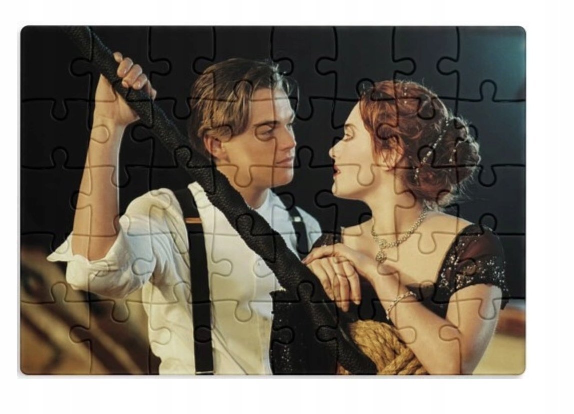 PUZZLE TITANIC STATEK FILM CAMERON A3 252 el z Nadrukiem + IMIĘ #119