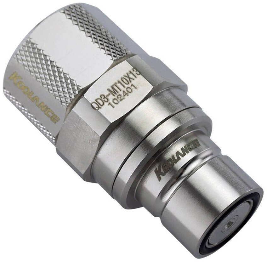 Chłodzenie wodne Koolance Złącze szybkozłączki proste żeńskie na 13/10mm - srebrny - no-spill QD3-FT10X13