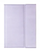 Planery - Notes książkowy zapinany LAWENDOWY A5 Flok linia kratka czysty kropki - miniaturka - grafika 1
