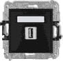 Karlik Karlik MINI Ładowarka USB pojedyncza 5V 2A czarny mat 12MCUSB-3