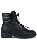 Botki damskie - Geox Botki "Eclair" w kolorze czarnym - miniaturka - grafika 1