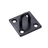 Kotwy - Standers Płytka z oczkiem 50 x 50 mm czarna - miniaturka - grafika 1