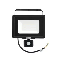 Lampy ogrodowe - Praktyczny Projektor Oświetleniowy Tokio Pro 50W Czarny Barwa Zimnobiała - miniaturka - grafika 1