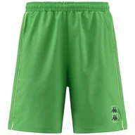 Koszulki męskie - Kappa Kombat Padel Fivio Wygodne i stylowe szorty sportowe, kolor zielony fluo i żółty Lt Sulphur, rozmiar 2XL - miniaturka - grafika 1