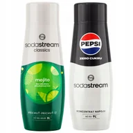 Syropy i koncentraty owocowe - 2x Syrop do Saturatora SODASTREAM MOJITO MOHITO PEPSI MAX COLA BEZ CUKRU - miniaturka - grafika 1